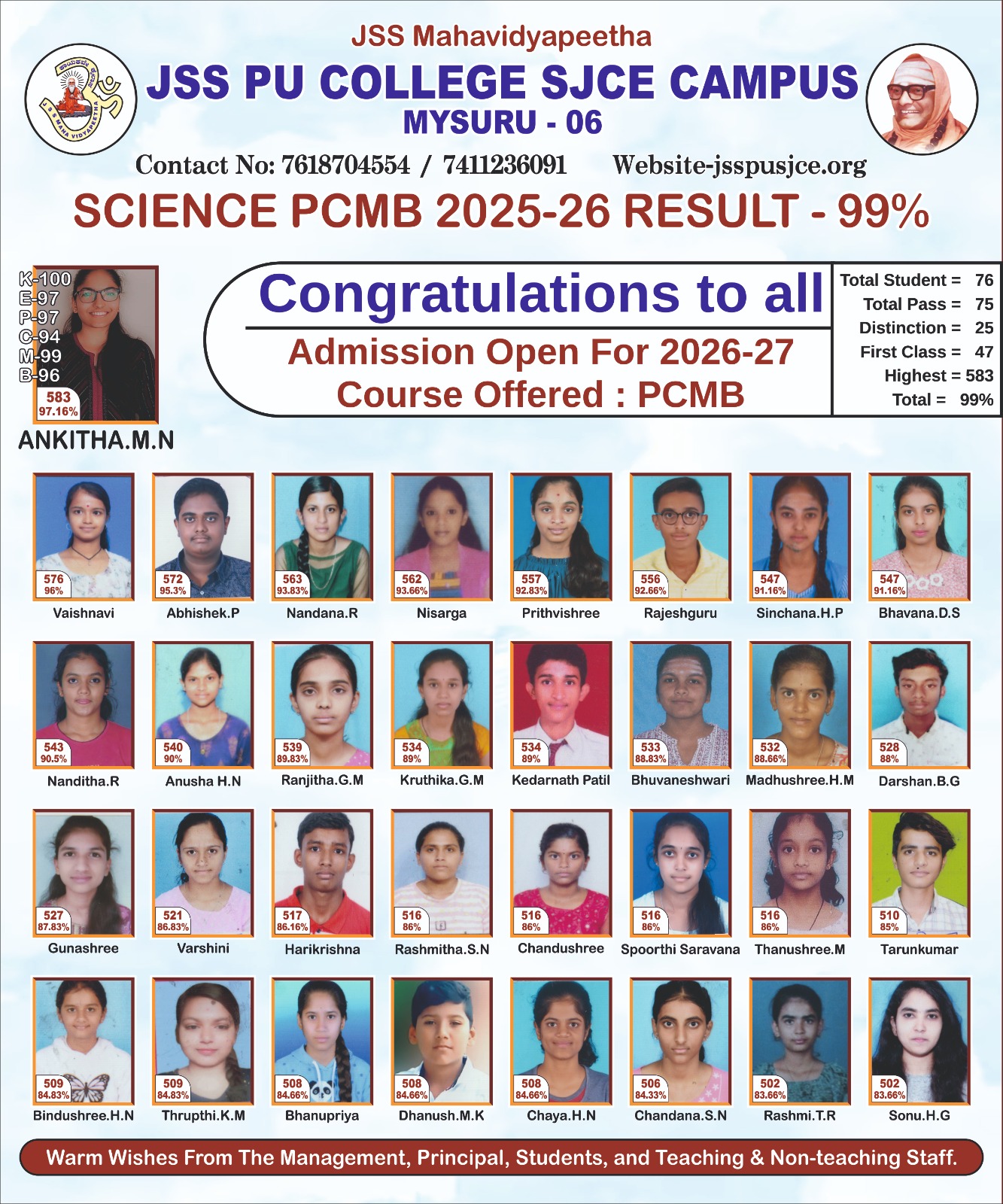 JSS PU College SJCE